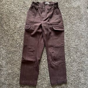 Brown PacSun Cargo Pants (size small)